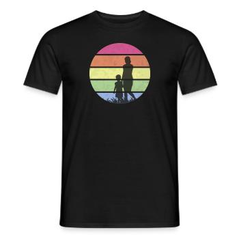 mutter und sohn - Muttertagsgeschenke - Männer T-Shirt - Schwarz - Vorne - AI Model Male 178 light (178cm)