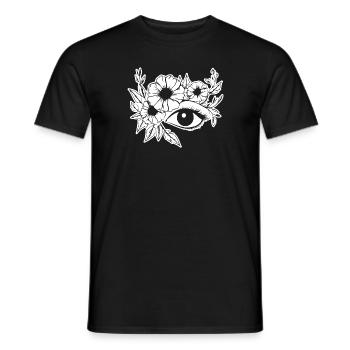 Auge Augen Augenarzt - Männer T-Shirt - Schwarz - Vorne - AI Model Male 178 light (178cm)