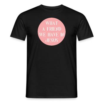 Jesus Christus von Nazareth Glaube Bibel Jesus - Männer T-Shirt - Schwarz - Vorne - AI Model Male 178 light (178cm)