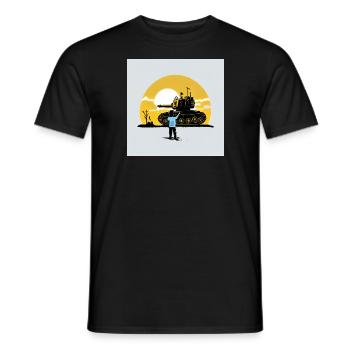 Skybound Tank Warrior - T-shirt homme - noir - Devant - AI Model Male 178 light (178cm)