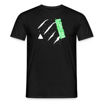 Je consomme - T-shirt homme - noir - Devant - AI Model Male 178 light (178cm)