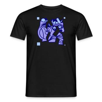 Statut. Vérité cachée de l’expression de soi - T-shirt homme - noir - Devant - AI Model Male 178 light (178cm)
