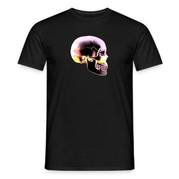 Totenkopf - Männer T-Shirt - Schwarz - Vorne - AI Model Male 178 light (178cm)