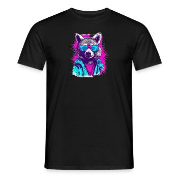 Les années 80 - T-shirt homme - noir - Devant - AI Model Male 178 light (178cm)