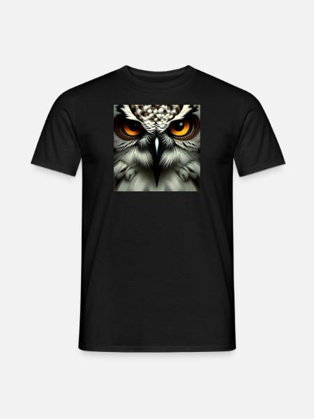 Owl - Men's T-Shirt - black