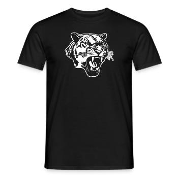 Panther Predator Jungle Wildcat - Men's T-Shirt - black - Front - AI Model Male 178 light (178cm)