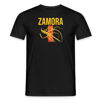 Zamora Spain España Zamora - Men's T-Shirt - black - Front - AI Model Male 178 light (178cm)