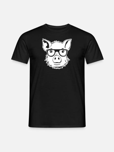 Pig Piggy Sow - Men's T-Shirt - black