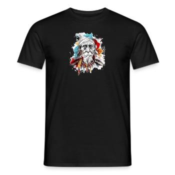 Grandpa Siou - Men's T-Shirt - black - Front - AI Model Male 178 light (178cm)
