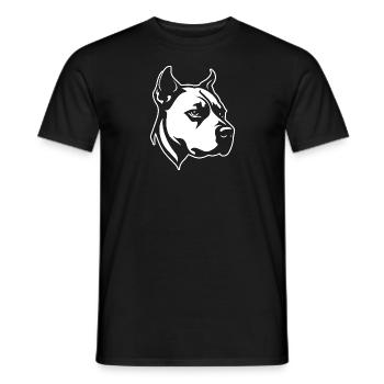 Pitbull - T-shirt homme - noir - Devant - AI Model Male 178 light (178cm)