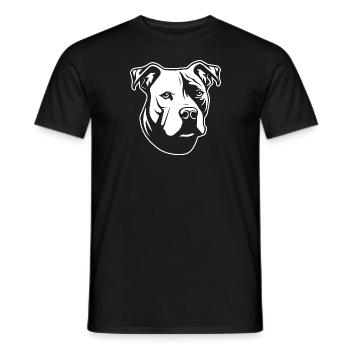 Pitbull - Männer T-Shirt - Schwarz - Vorne - AI Model Male 178 light (178cm)