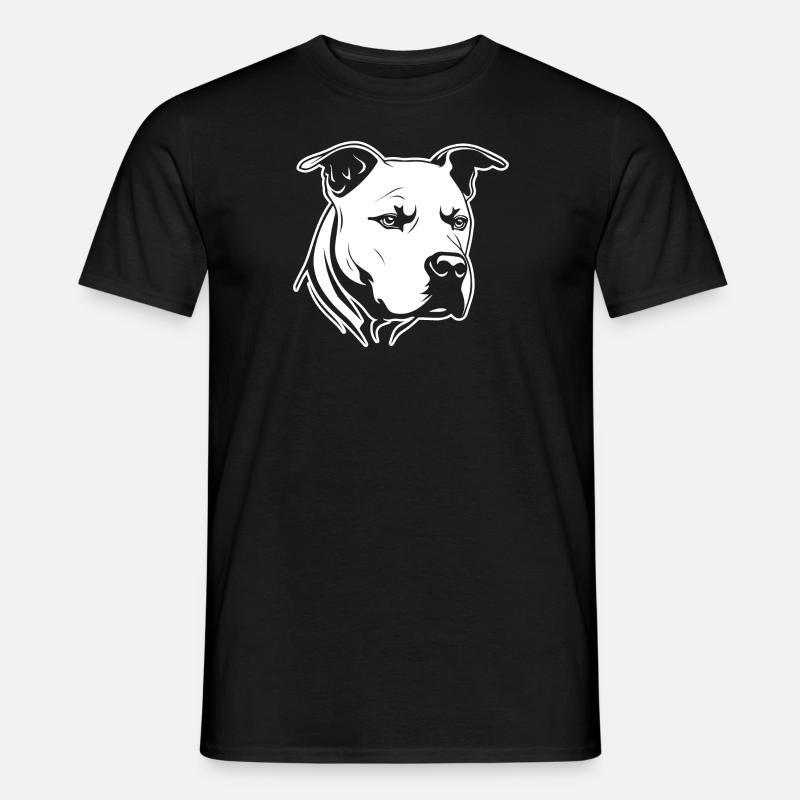 Pitbull - Männer T-Shirt - Schwarz