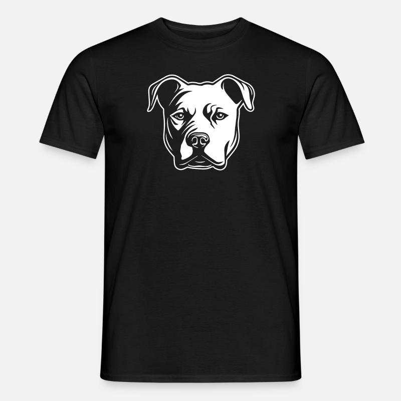 Pitbull - Männer T-Shirt - Schwarz