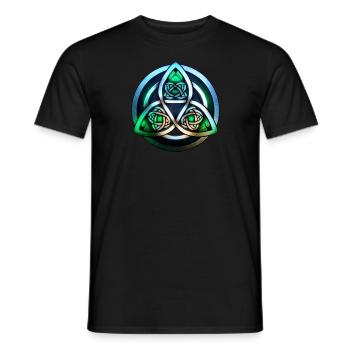 culture celte - T-shirt homme - noir - Devant - AI Model Male 178 light (178cm)