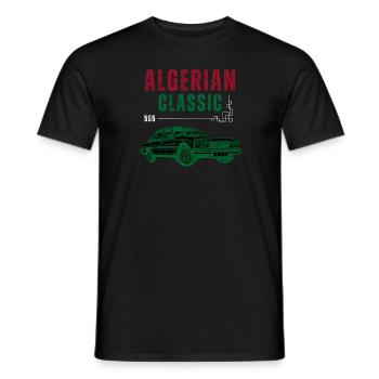 Algerischer Klassiker 505 - Männer T-Shirt - Schwarz - Vorne - AI Model Male 178 light (178cm)