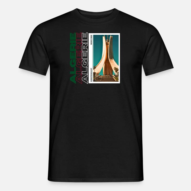Algerien Unabhängig seit 1962 - Männer T-Shirt - Schwarz