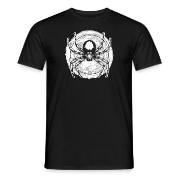 Araignée araignées animaux - T-shirt homme - noir - Devant - AI Model Male 178 light (178cm)