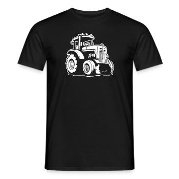 Traktor - Männer T-Shirt - Schwarz - Vorne - AI Model Male 178 light (178cm)