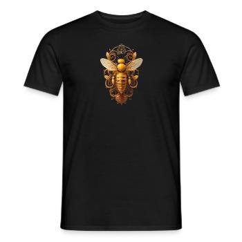 Bee - Men's T-Shirt - black - Front - AI Model Male 178 light (178cm)