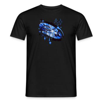 Cyber-amour - T-shirt homme - noir - Devant - AI Model Male 178 light (178cm)