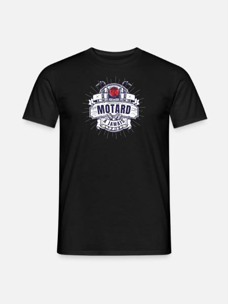 vieux motard que jamais - T-shirt homme - noir
