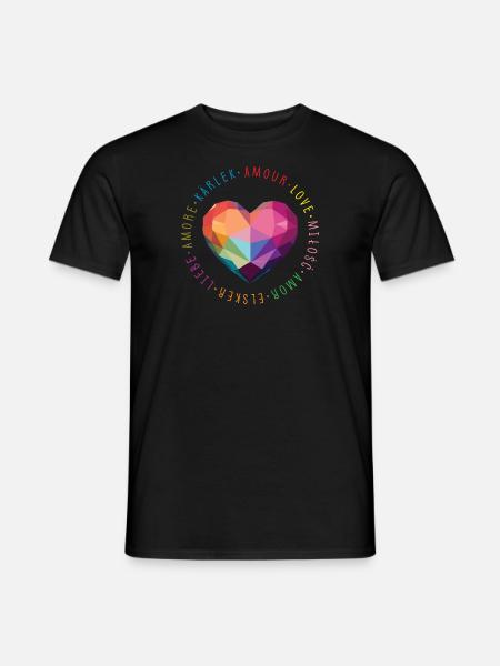 United Love - Men's T-Shirt - black