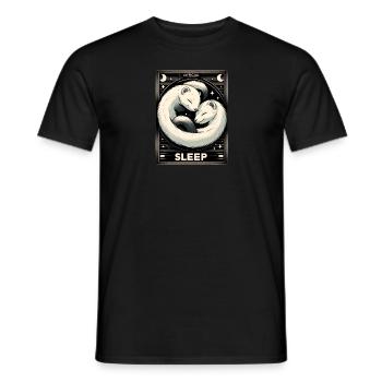 Copains de sieste (2) - T-shirt homme - noir - Devant - AI Model Male 178 light (178cm)