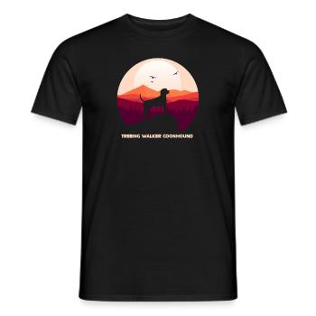 Treeing Walker Coonhound - Men's T-Shirt - black - Front - AI Model Male 178 light (178cm)