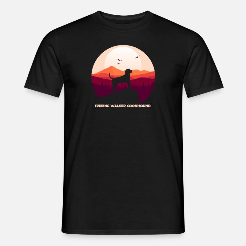 Treeing Walker Coonhound - T-shirt homme - noir