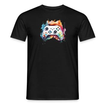 Master Controller - Unique Design! - Men's T-Shirt - black - Front - AI Model Male 178 light (178cm)