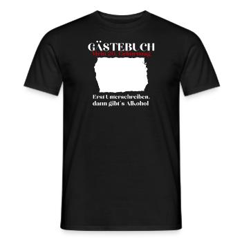 20e anniversaire jeune fille 20 ans drôle - T-shirt homme - noir - Devant - AI Model Male 178 light (178cm)