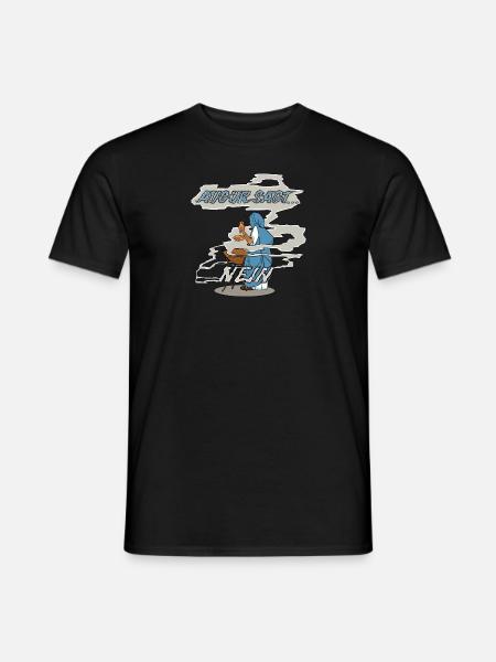 Augur says no - Men's T-Shirt - black