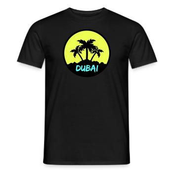 dubai - Männer T-Shirt - Schwarz - Vorne - AI Model Male 178 light (178cm)