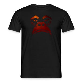 Gorilla Grimace - Men's T-Shirt - black - Front - AI Model Male 178 light (178cm)