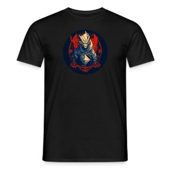 The Role-Playing Game Lizard - Men's T-Shirt - black - Front - AI Model Male 178 light (178cm)