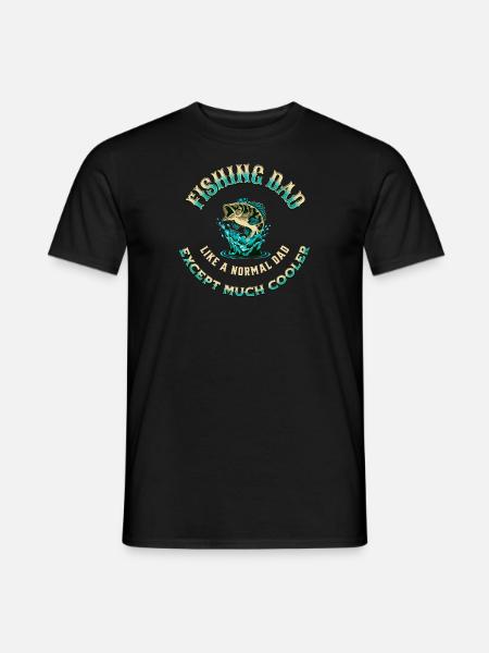 Best Angler Dad - Men's T-Shirt - black
