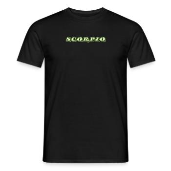 Logo "Scorpion" - T-shirt homme - noir - Devant - AI Model Male 178 light (178cm)