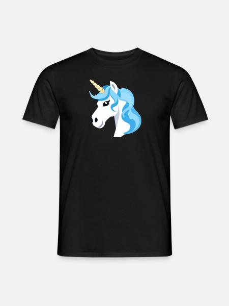 Rainbow Unicorn Unicorn Rainbow Horse LGBTQ 1 - Men's T-Shirt - black