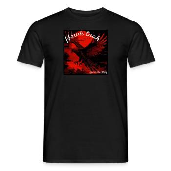 L’aigle Hawk Tuah - T-shirt homme - noir - Devant - AI Model Male 178 light (178cm)