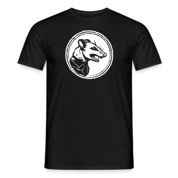 Opossum - Männer T-Shirt - Schwarz - Vorne - AI Model Male 178 light (178cm)