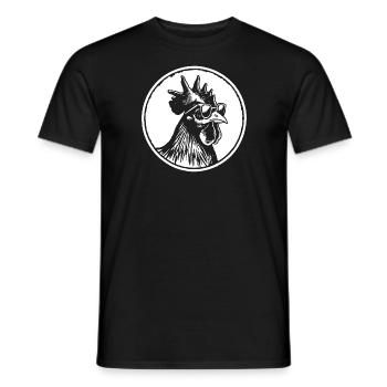 Chicken Chicken Coop - Men's T-Shirt - black - Front - AI Model Male 178 light (178cm)