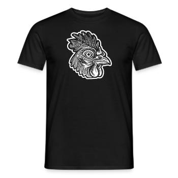 Chicken Chicken Coop - Men's T-Shirt - black - Front - AI Model Male 178 light (178cm)