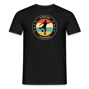 Football - Fußball - Fútbol - Calcio - Foot - Cool - Männer T-Shirt - Schwarz - Vorne - AI Model Male 178 light (178cm)
