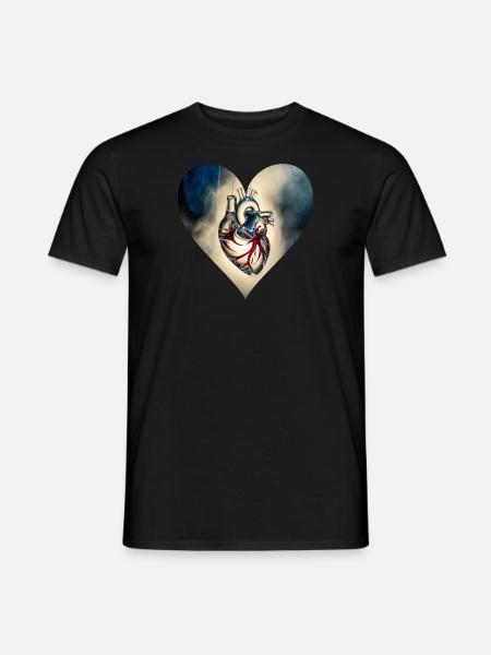 Heart of glass - Men's T-Shirt - black