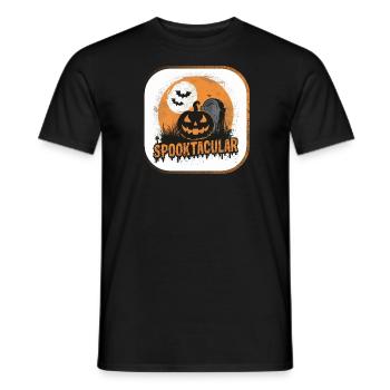 Spuktakuläres Halloween - Männer T-Shirt - Schwarz - Vorne - AI Model Male 178 light (178cm)