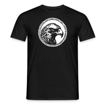Adler Adlerkopf - Männer T-Shirt - Schwarz - Vorne - AI Model Male 178 light (178cm)