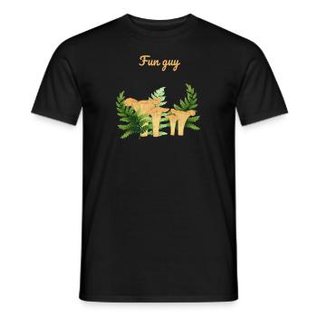 Je suis un gars amusant - T-shirt homme - noir - Devant - AI Model Male 178 light (178cm)