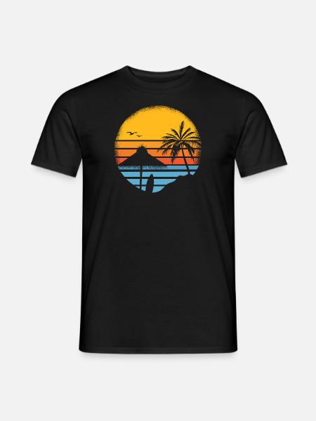 841 Surf Endless Summer Stoked Otter 841 - T-shirt homme - noir