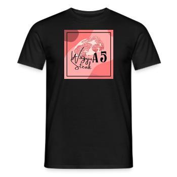 Wagyu STEAK - Männer T-Shirt - Schwarz - Vorne - AI Model Male 178 light (178cm)