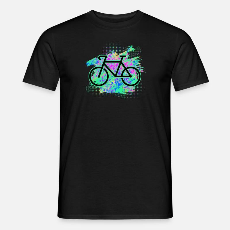 Fahrrad - Männer T-Shirt - Schwarz